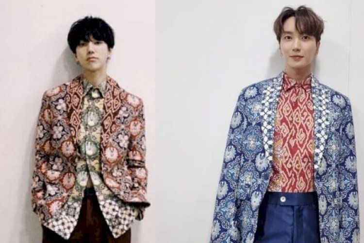 Dua Personil Boy Band Korea Kenakan Batik, Ridwan Kamil Dorong Batik Indonesia Mendunia