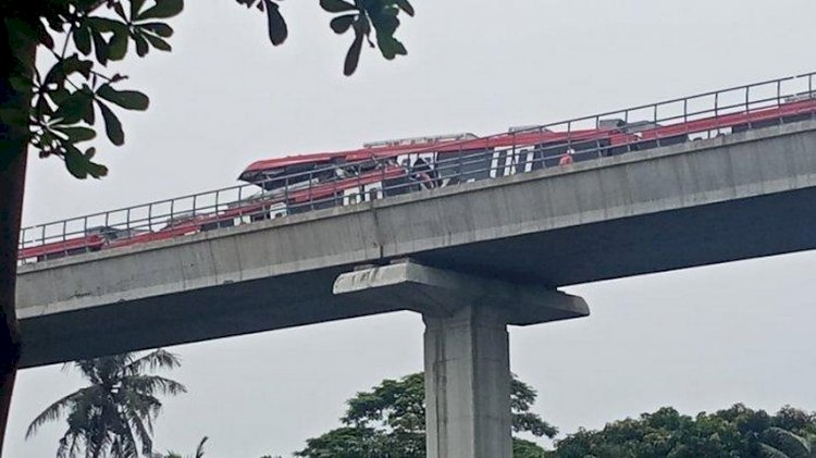 Tabrakan Kereta di Jakarta Timur, LRT Jabodebek Dikabarkan Sedang Melakukan Uji Coba