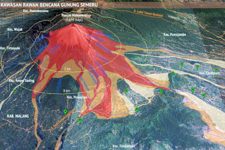 Akibat Erupsi Gunung Semeru, Jepang Ikut Beri Peringatan Ancaman Tsunami