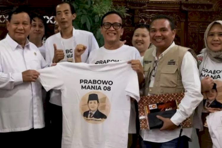 Relawan Jokowi Deklarasikan Dukung Prabowo Capres 2024