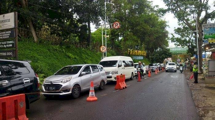 Polrestabes Bandung Berlakukan Satu Arah dan Buka Tutup Jalan di Jalur Wisata Lembang