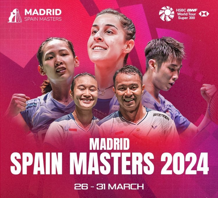 Rekap Hasil Pertandingan Wakil Indonesia di Babak Semifinal Spain Masters 2024